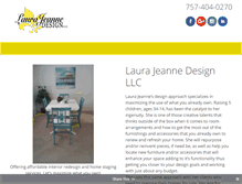 Tablet Screenshot of laurajeannedesign.com